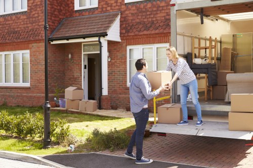 Customer service complaint being logged for a removals company