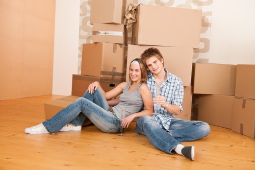 Commercial moving planning in Poplar office district