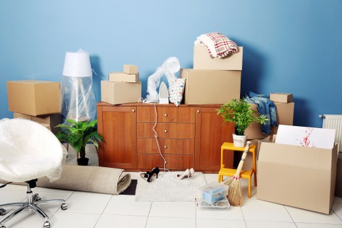 Office removal services in Poplar with furniture transport