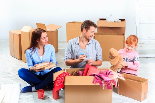 Packing supplies and moving preparation for removals in Poplar