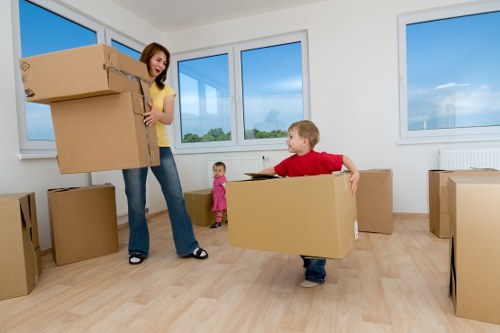 Customer service paperwork and contract terms for a removals booking