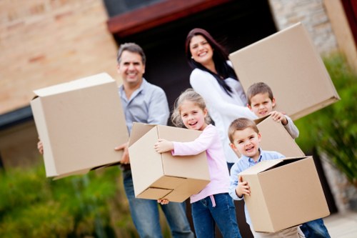 Careful transportation of furniture during a Poplar move