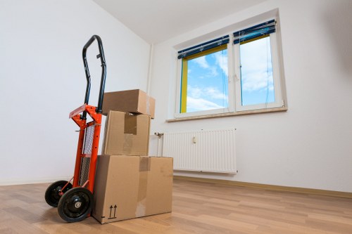 Business relocation packing and unpacking services in Poplar