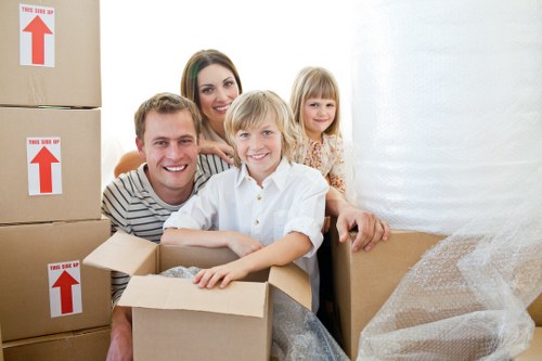 Movers carrying furniture during a same day move